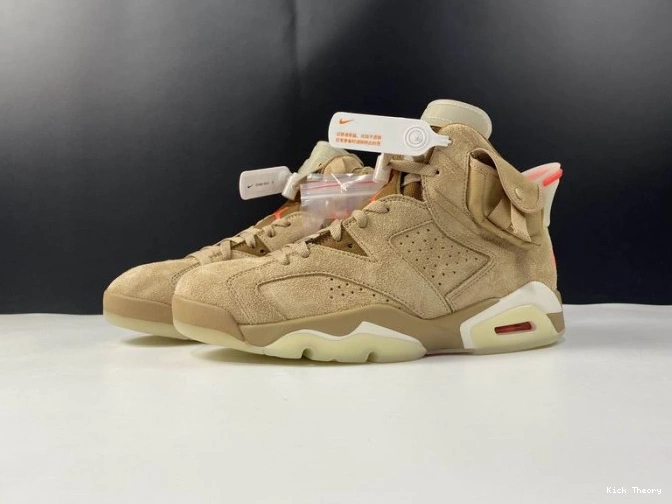 Kicktheory Khaki Retro DH0690-200 Air Travis Jordan 6 Scott British 0713